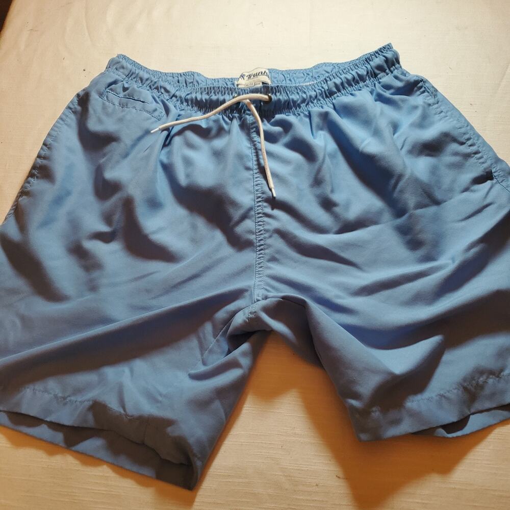 Trunks Brand Mens Swim Shorts Light Blue Size XL Board Shorts Bathing Suit